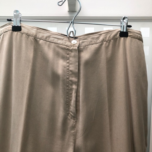 🎉HP🎉 VALERIE STEVENS Casual Woman Soft Tencel Khaki Slacks Trousers Pants 2X - Picture 3 of 14